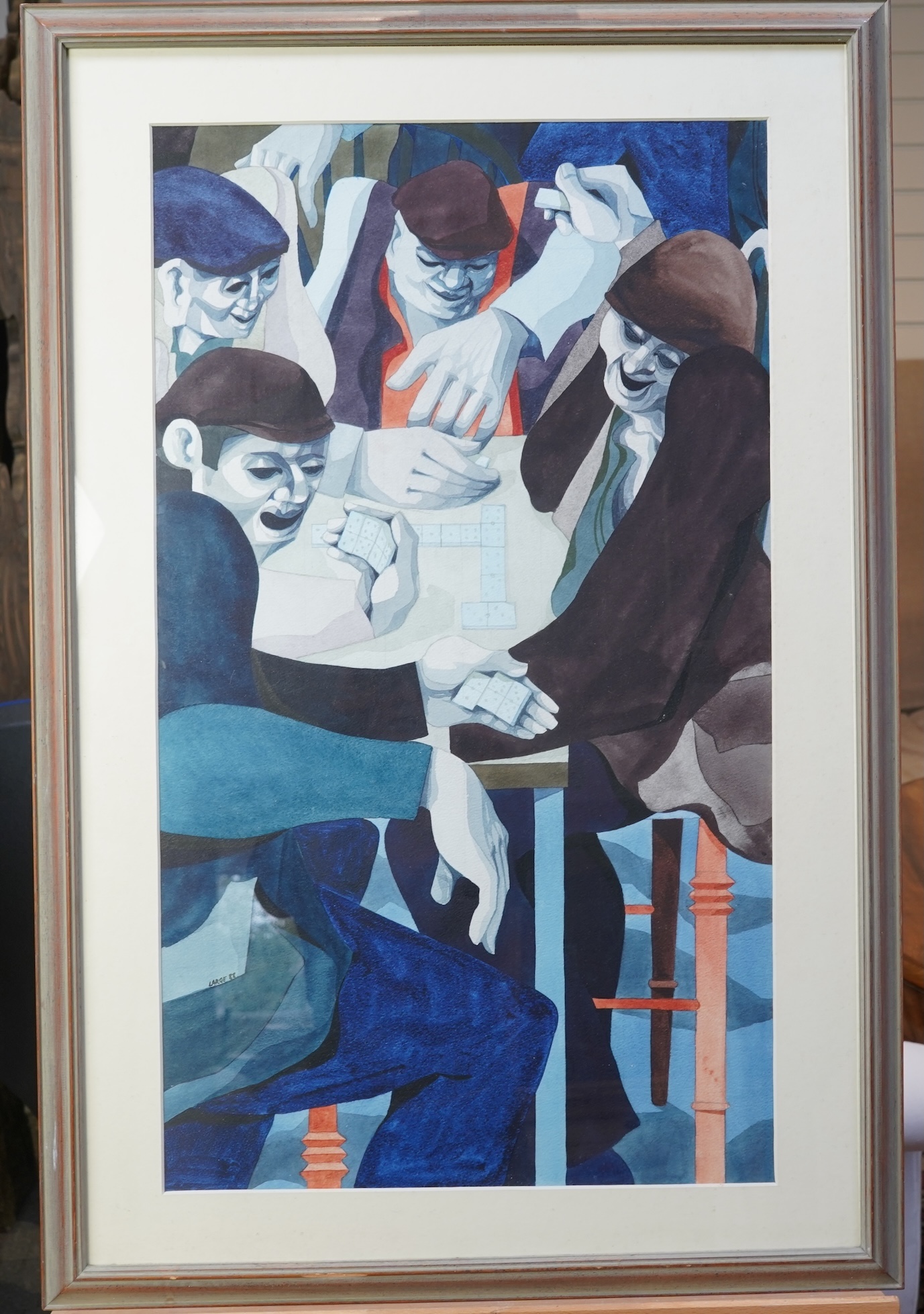 George Large, b. 1936, 'Fives & Threes'